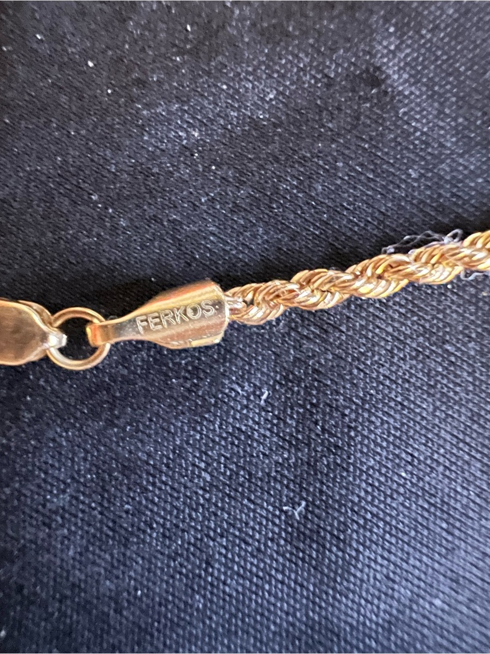 14k Solid Gold Rope Chain - Picture 3 of 4